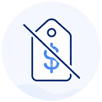 No Hidden Fees Icon